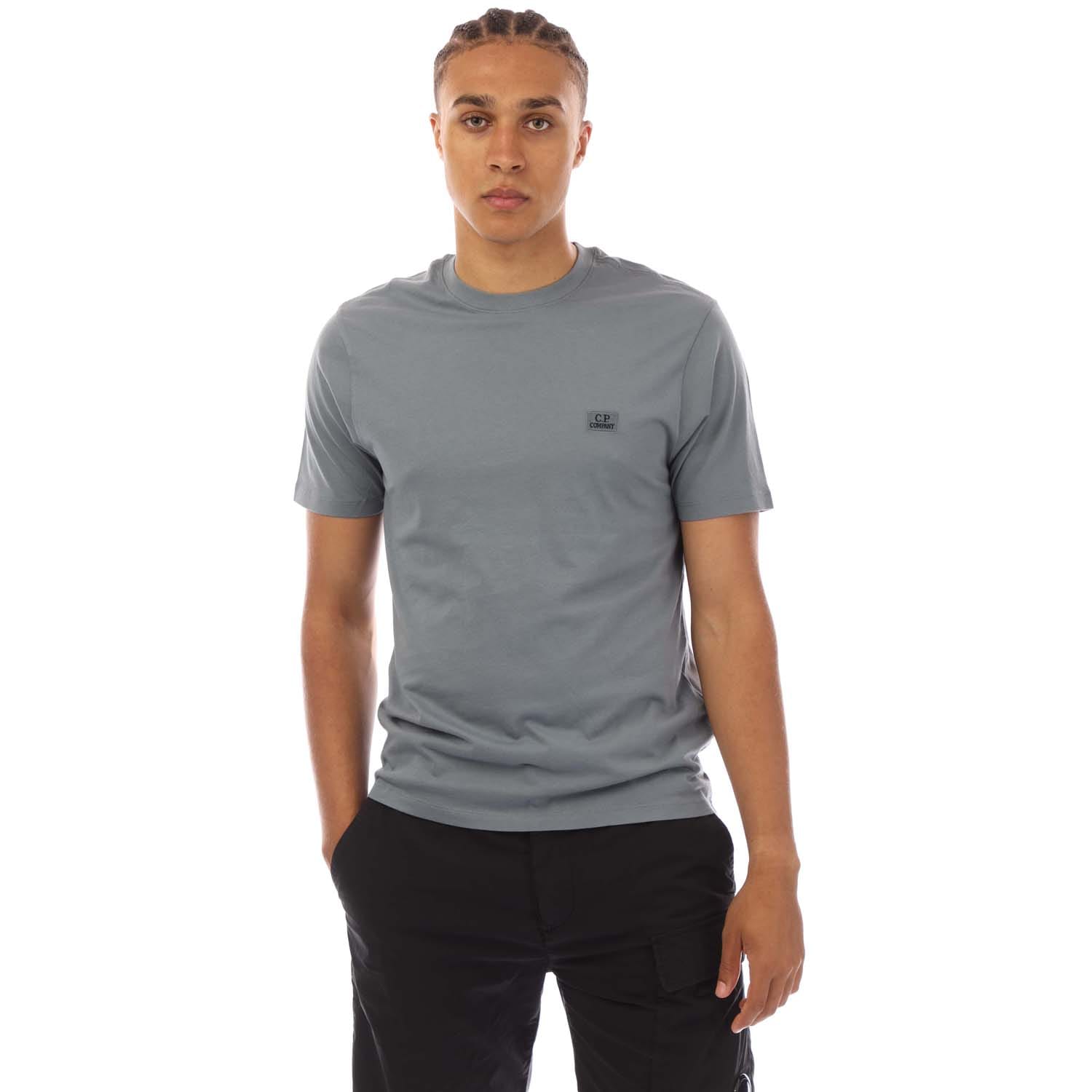 CP COMPANY｜ (30/1 Jersey Logo Patch T-Shirt (18CMTS031A White C.P. Company 30/1 Jersey Logo Patch T-Shirt - Get The