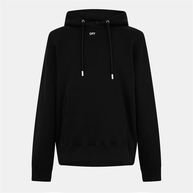 Slim Fit Hooded Neck Lettering Kangaroo Pocket Sweatshirt