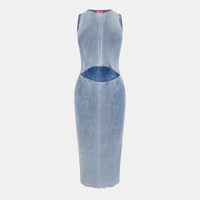 M Taryn Crew Neck Midi Bodycon Dress