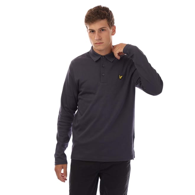 Interlock Long Sleeve Polo Shirt