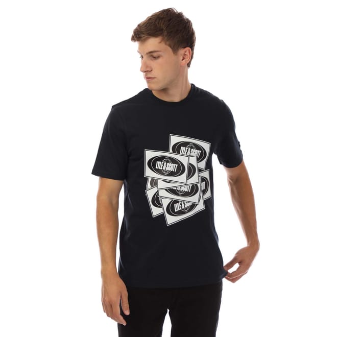 Football Sticker Graphic T-Shirt