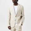 Slim Fit Linen Jacket