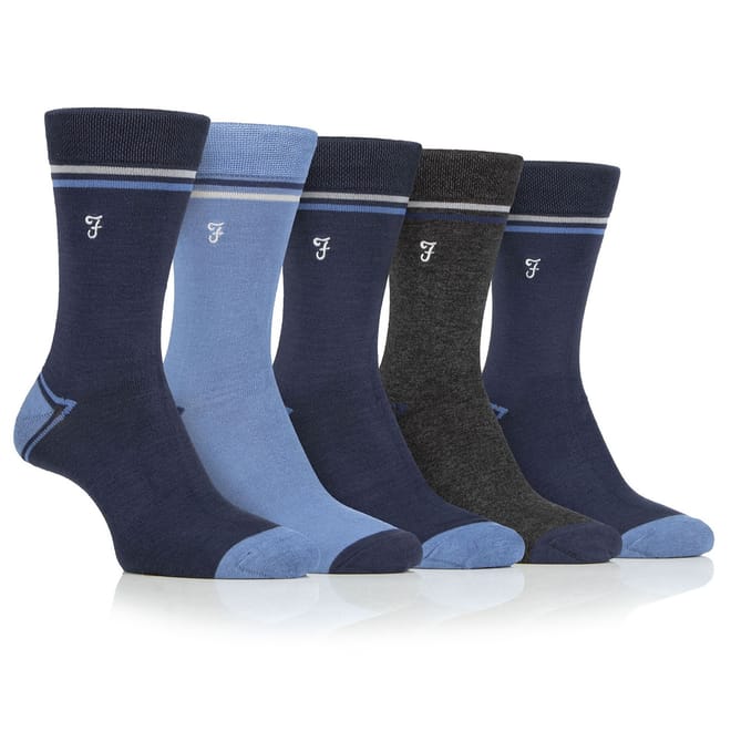 Mens 5 Pack Bamboo  Socks
