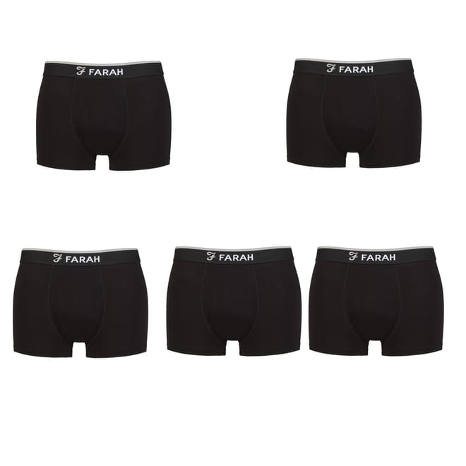 5 Pack Plain Design Trunks