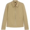 X Beckham Cotton Blend Zippered Jacket