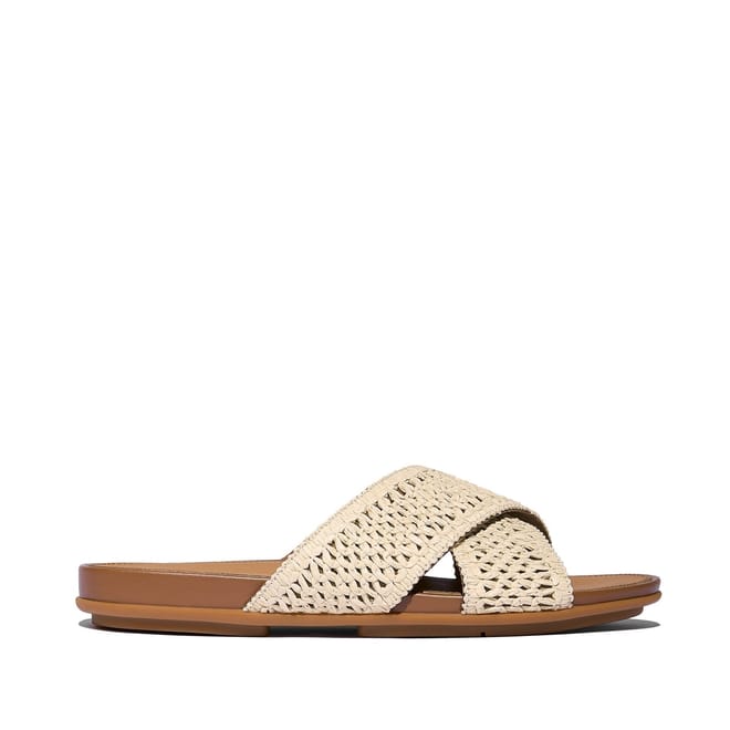 Gracie X Crochet Open Toe Flat Slides