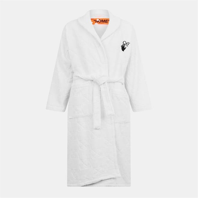 Off Mono Bathrobe