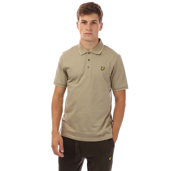 Tonal Tipped Polo Shirt