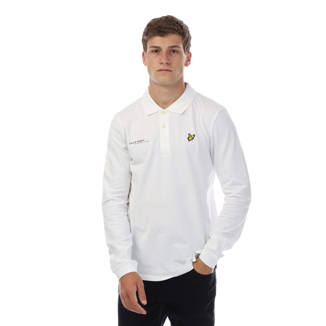 Co-Ordinate Print Long Sleeve Polo Shirt