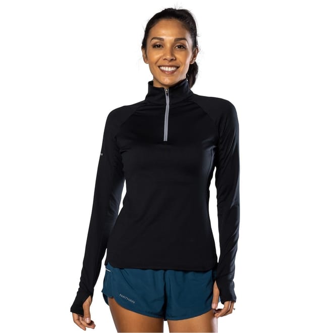 Tempo Reflective Trim Long Sleeve Top