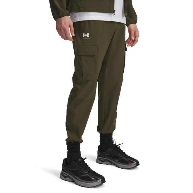 Vibe Solid Patterned Straight Combat Pants