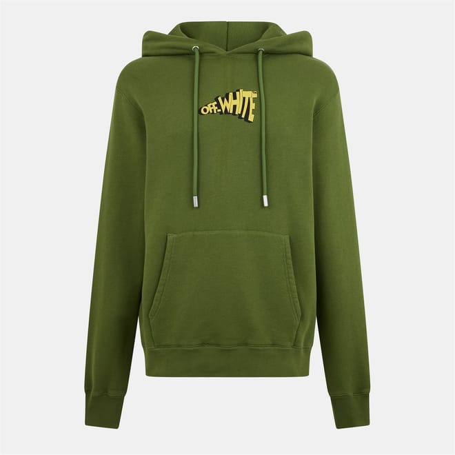 Slim Fit Lettering Hooded Sweatshirt