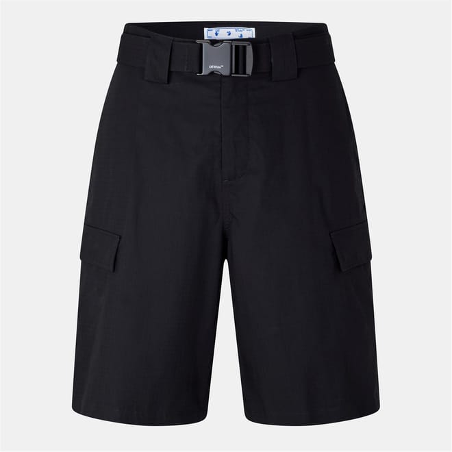 Cargo Shorts with Buckle Closure