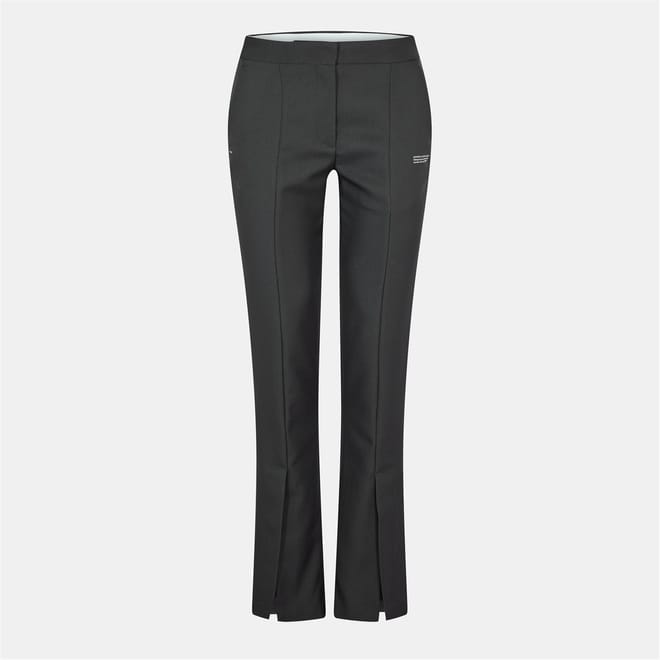 Basic Solid Patterned Slim Pants