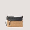 Crossbody Color Block Handbag with Detachable Strap