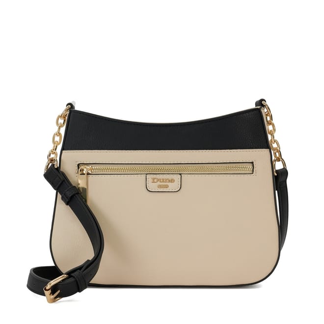 Crossbody Color Block Handbag with Detachable Strap