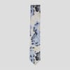 Silver Floral Tie