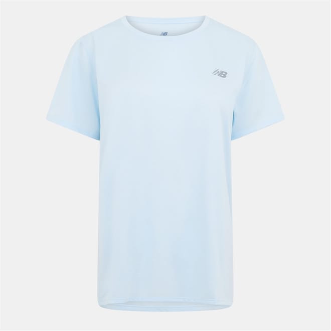 Womens Balance Poly Knit Tee Running Top