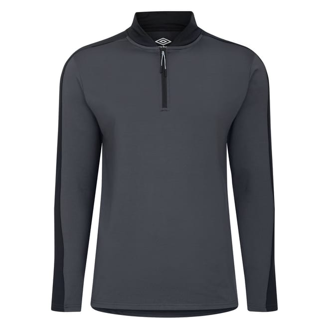 Regular Fit Long Sleeve Zip Neck Sweatshirt