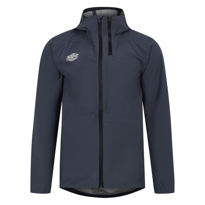 Solid Patterned Hooded Rain Jacket