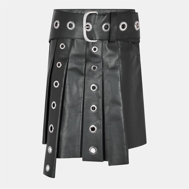 Off Pleated Skirt