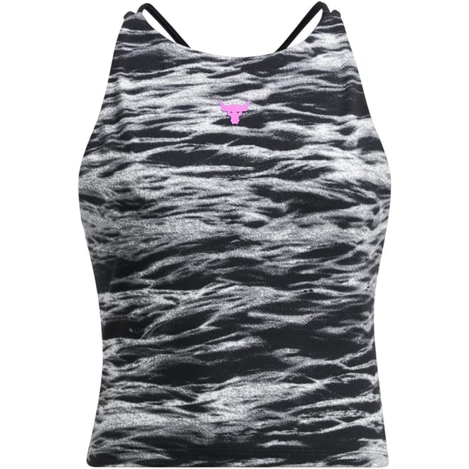 Rk Lets Go Cropped Halter Neck Tank