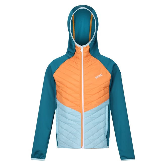 Kielder Hybrid Hooded Color Block Jacket