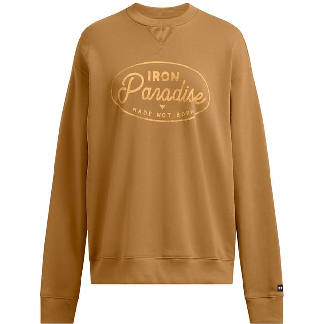 Rock Lettering Relaxed Fit Drop Shoulder Long Sleeve Crew Neck Sweatshirt