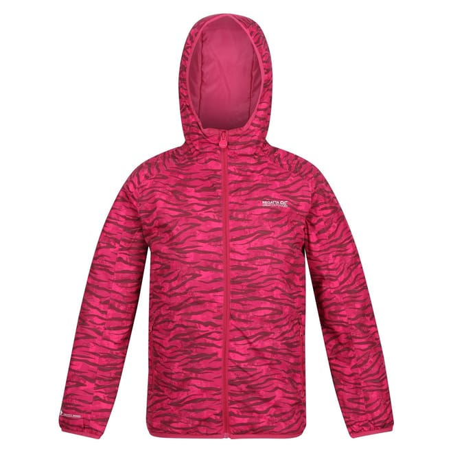 Volcanicsvi Tiger Patterned Hooded Rain Jacket