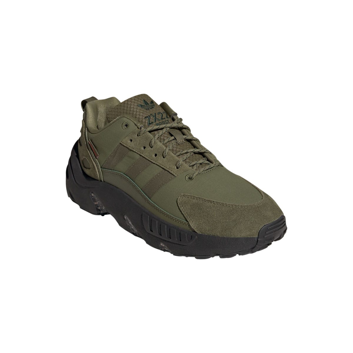 【Olive77】 Adidas ZX 2K Boost 2.0 Trail Focus Olive Camo Men's Athletic