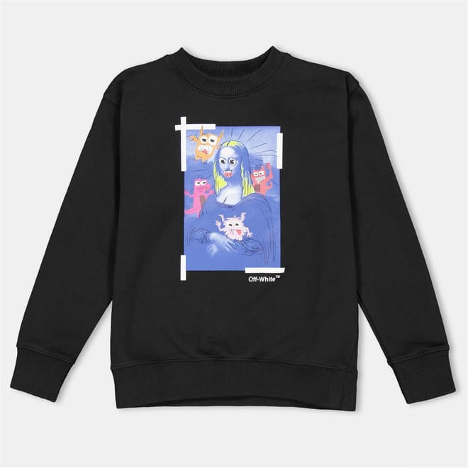 Regular Fit Graphic Crew Neck Sweater