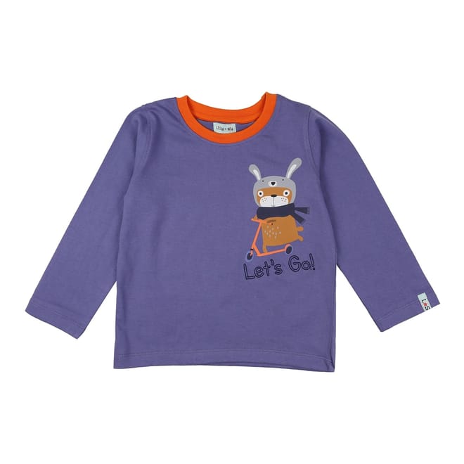 Scooter Graphic Long Sleeve T-Shirt