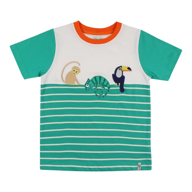  And  Sid Green Animal Kingdom Applique T-Shirt