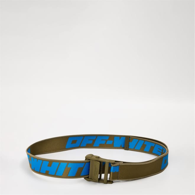 Lettering Logo Utility Buckle Web Belt