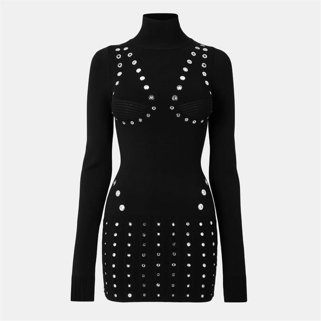 Off Eyelets Dress