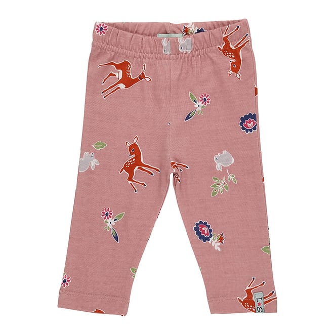 Little Deer Animal Patterned Shapewear Leggings