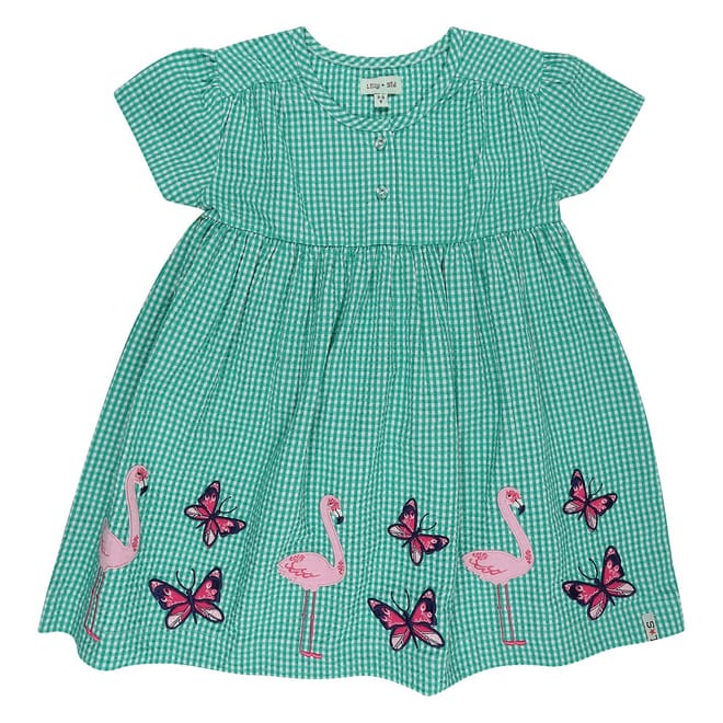 Gingham Mini A-Line Dress