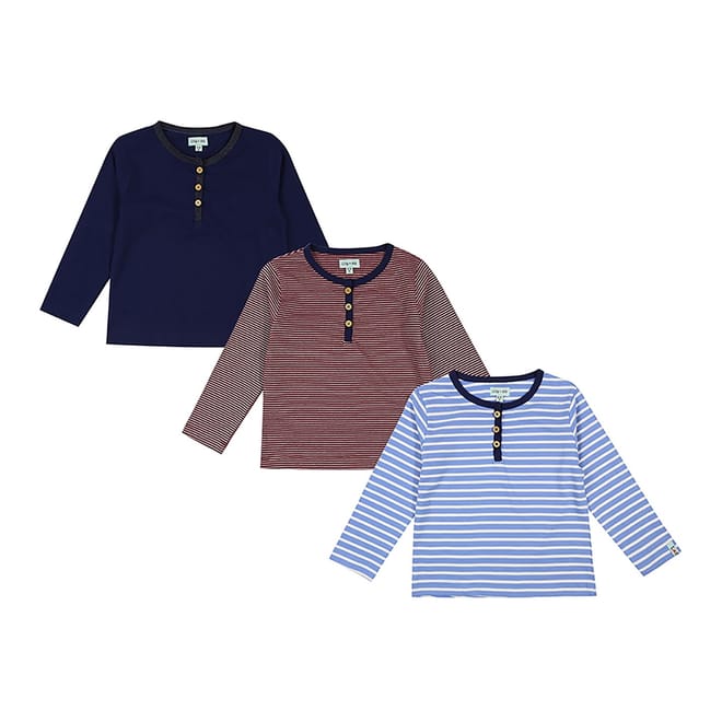 3pk Henley Top