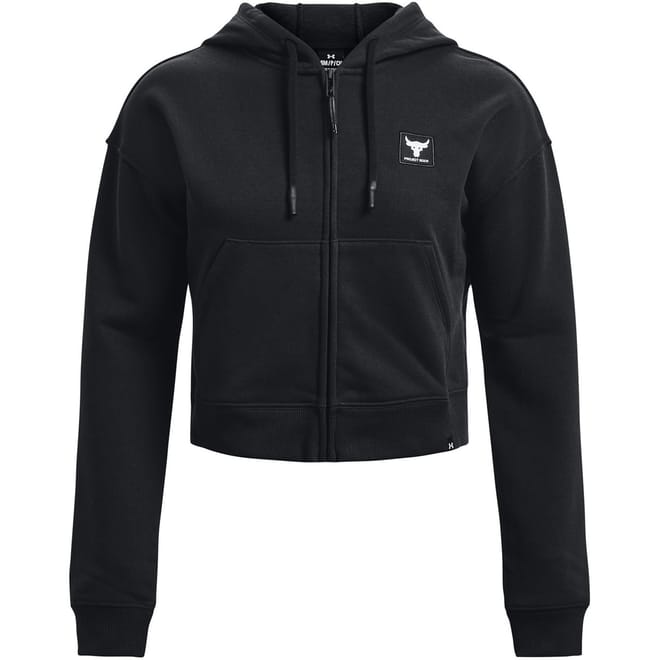 Project Rock Terry Hooded Neck Ribbed Cuff Sweatshirt