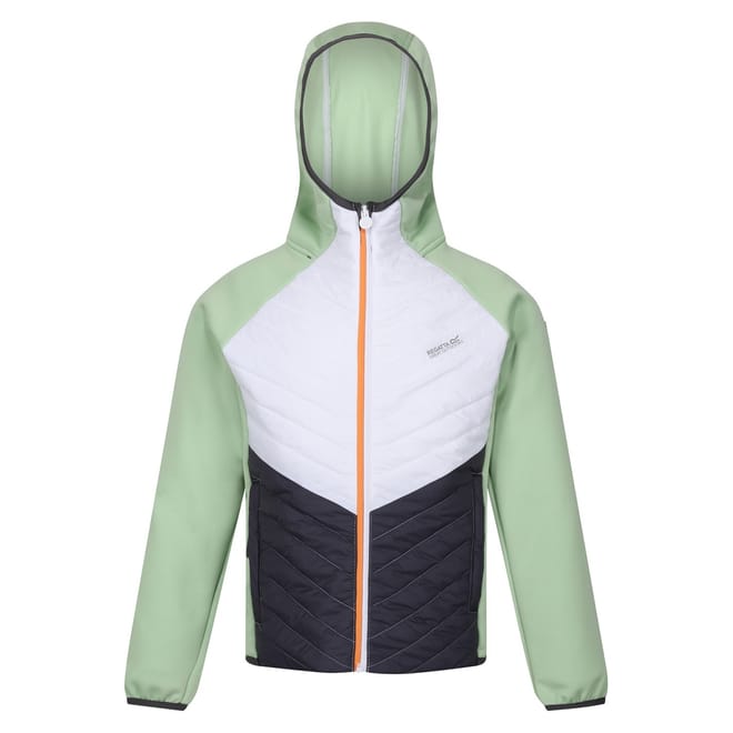 Kielder Hybrid Hooded Color Block Jacket