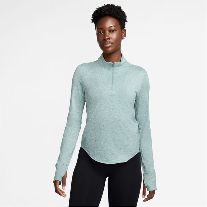 Womens Swift 1 4 Zip Running Top