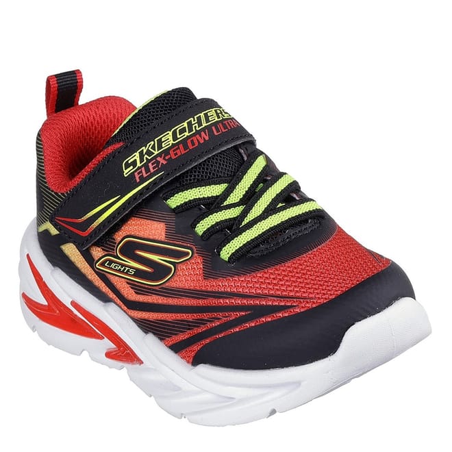 Lighted Gore  And  Strap Sneaker W Mids Light Up Trainers Boys