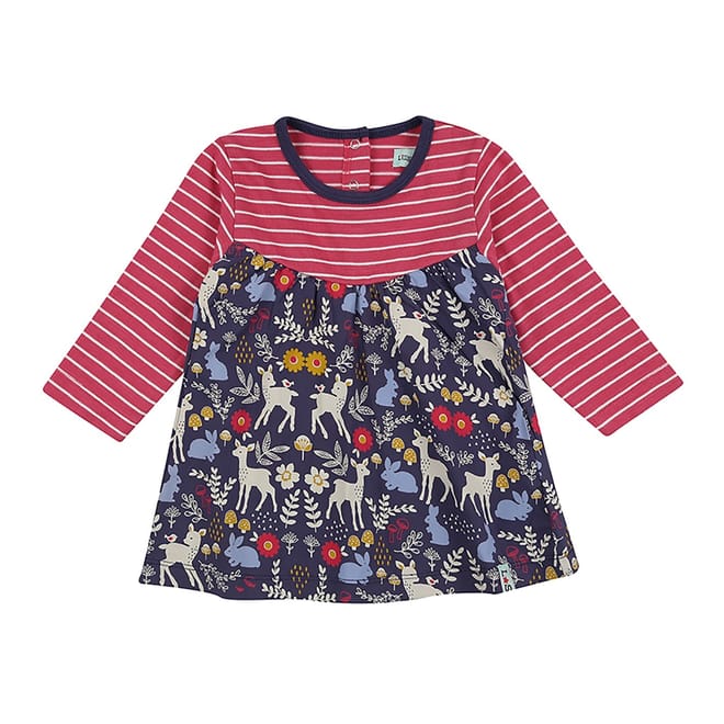 Fabic Mix Dress