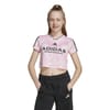 House Of Tiro Colors Of Football Crop T-Shirt Juniors