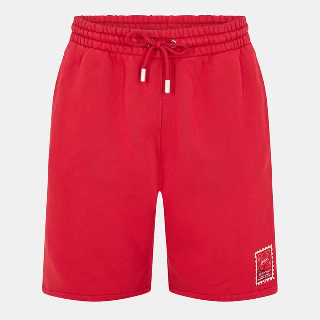Solid Sweat Shorts with Clean Hem