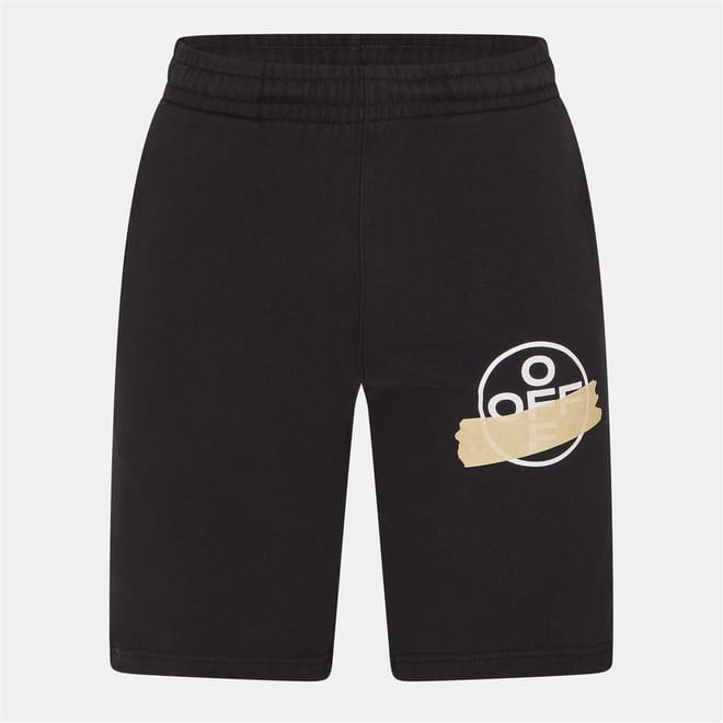 Tape Lettering Sweat Shorts