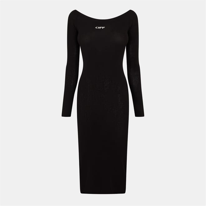 Scoop Neck Maxi Bodycon Dress