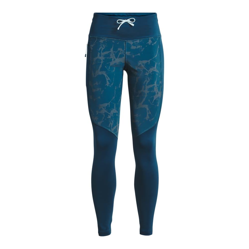 Under Armour Out Run the Cold Womens Running Tight - Blue