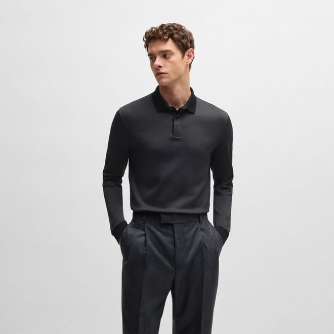 H-Pado 431 Long Sleeve Polo Shirt