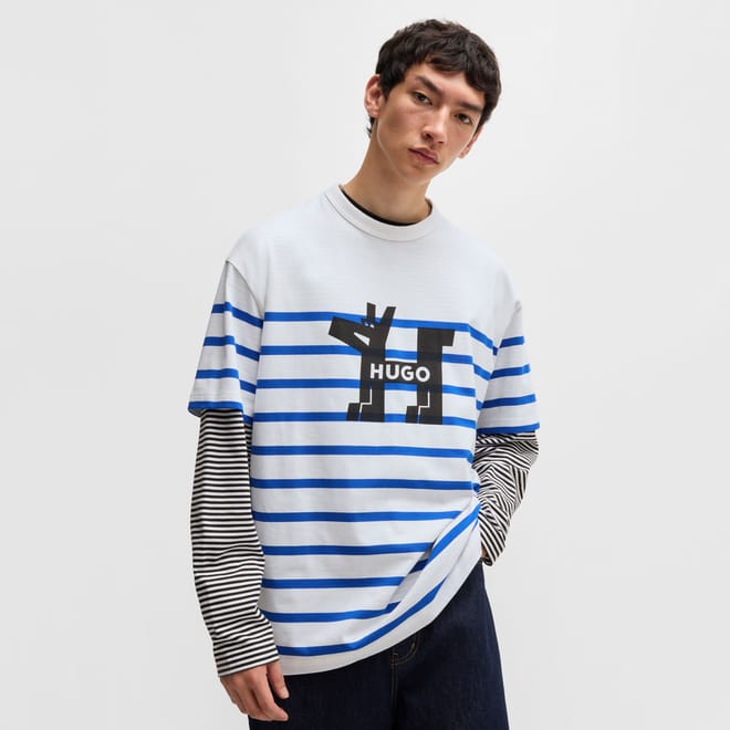 Nolastripe Dog Logo T-Shirt